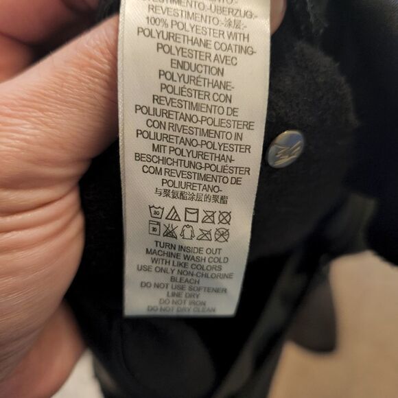 Free people black faux leather pants size 4 - Picture 7 of 8